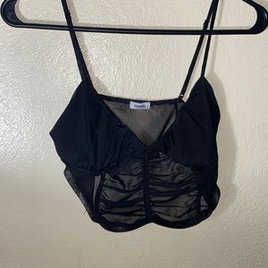Sheer garage black tank